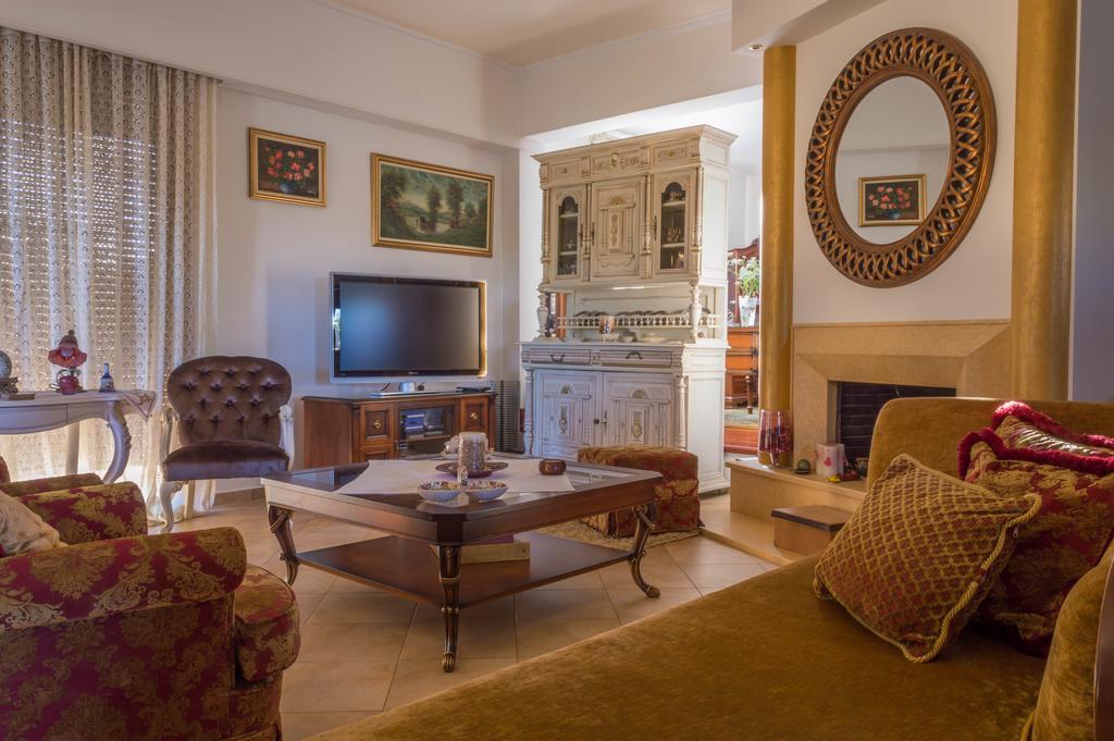 Luxury Villa Karteros Bagian luar foto