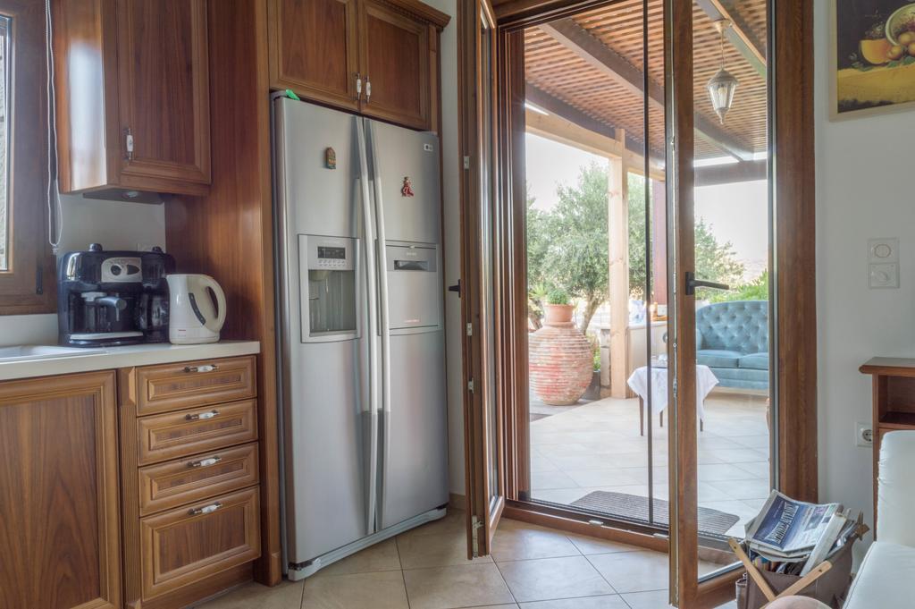 Luxury Villa Karteros Bagian luar foto