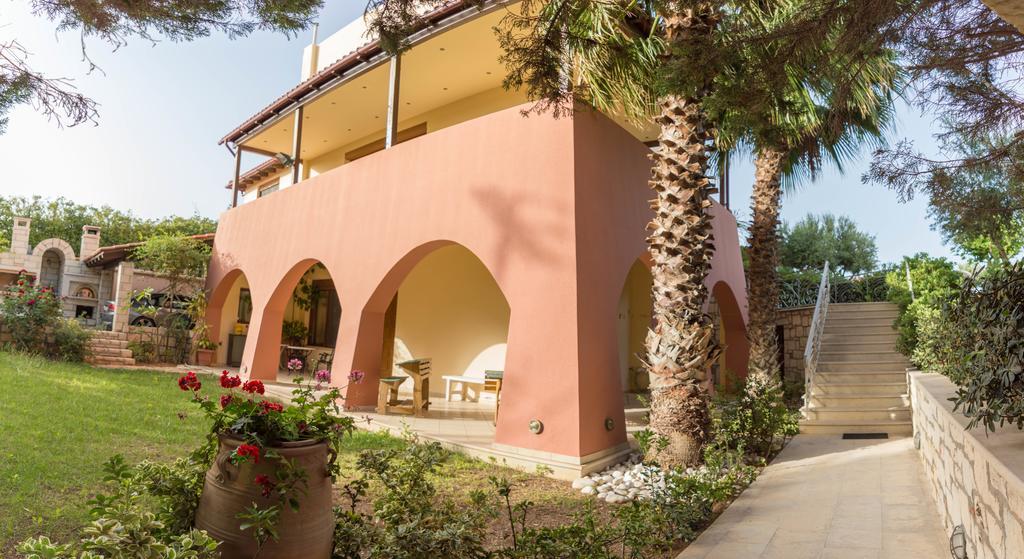 Luxury Villa Karteros Bagian luar foto