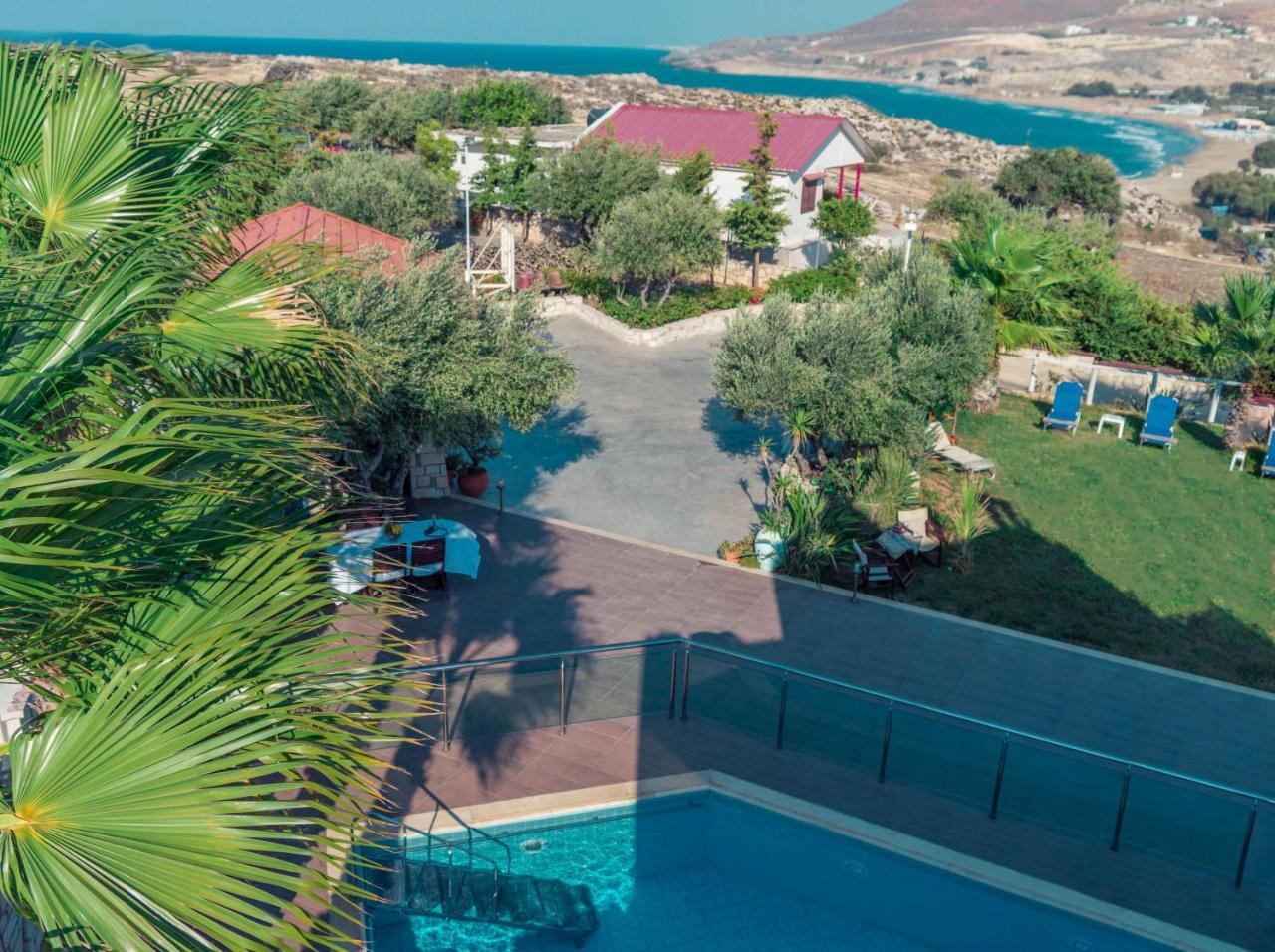 Luxury Villa Karteros Bagian luar foto