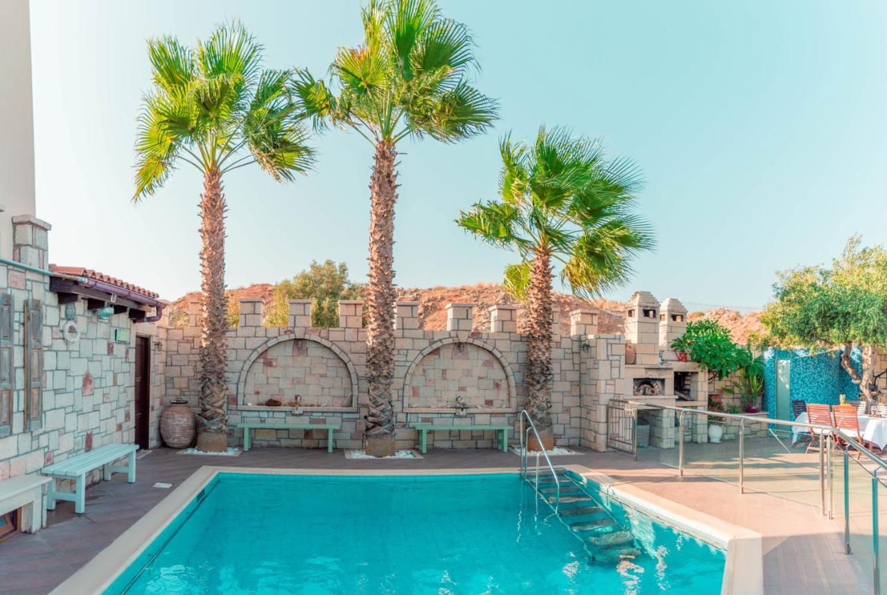 Luxury Villa Karteros Bagian luar foto